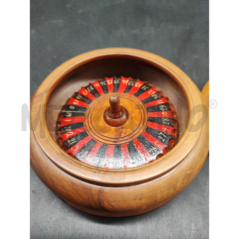 SCATOLA TONDA INTARSI CON ROULETTE  | Mercatino dell'Usato Roma gregorio vii 2