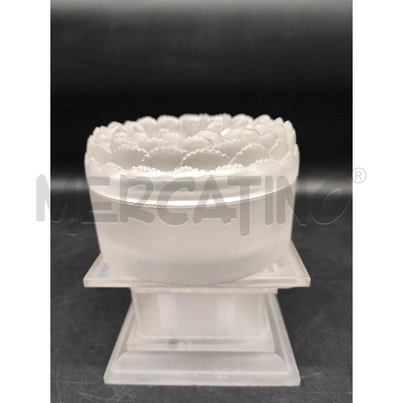 SCATOLA TONDA LALIQUE FRANCE FIORE | Mercatino dell'Usato Roma gregorio vii 2