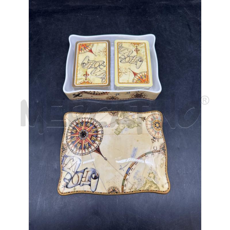 SCATOLA WEDGWOOD ROSA DEI VENTI + CARTE | Mercatino dell'Usato Roma gregorio vii 2