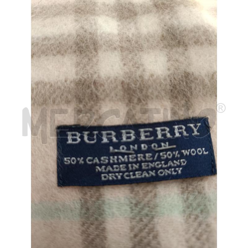 SCIARPA BURBERRY ROSA CASHMERE E LANA | Mercatino dell'Usato Roma gregorio vii 3