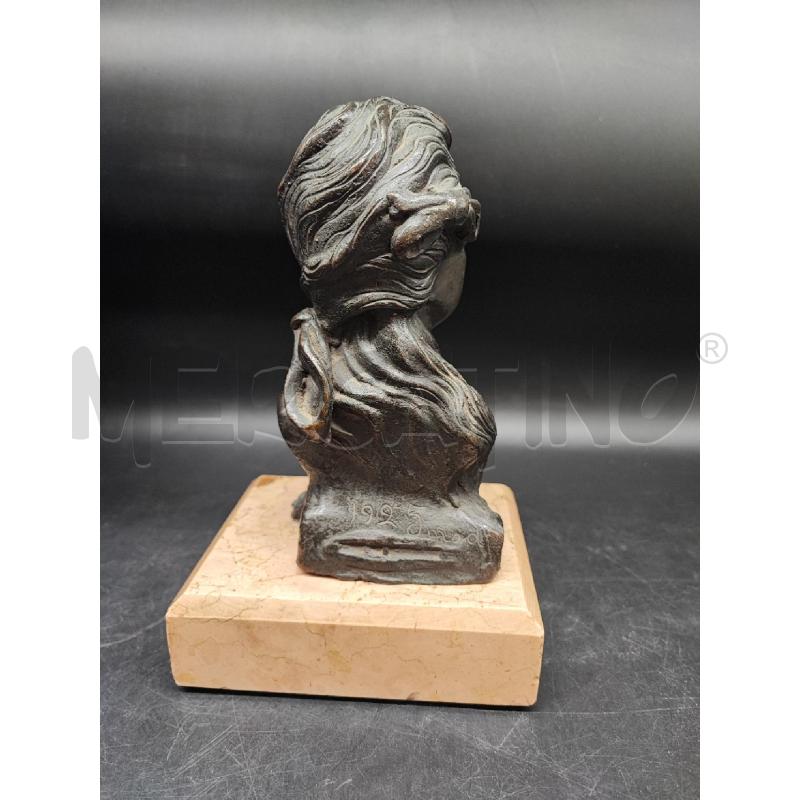 SCULTURA BRONZO DEA BENDATA BASE MARMO  | Mercatino dell'Usato Roma gregorio vii 2