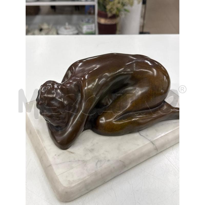 SCULTURA BRONZO DONNA DORMIENTE BASE MARMO | Mercatino dell'Usato Roma gregorio vii 2