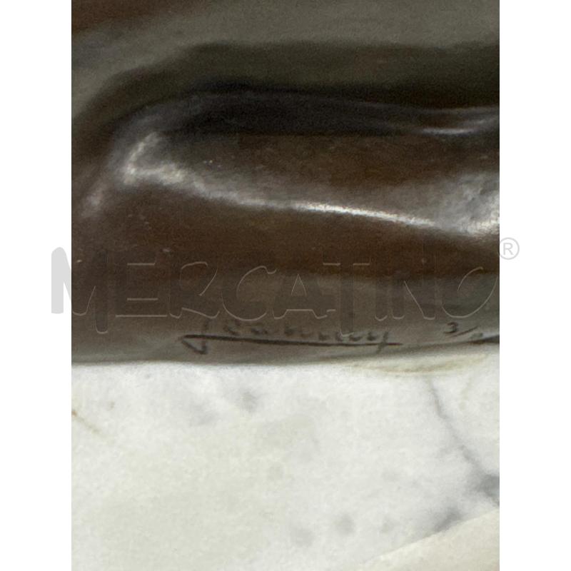 SCULTURA BRONZO DONNA DORMIENTE BASE MARMO | Mercatino dell'Usato Roma gregorio vii 4