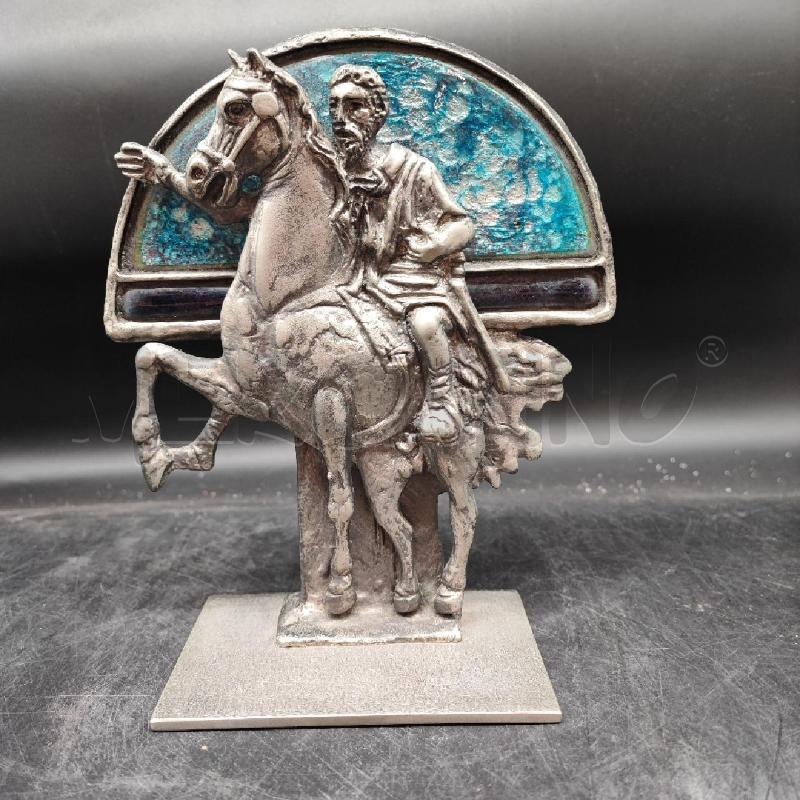 SCULTURA DEL CAMPO UOMO CAVALLO  | Mercatino dell'Usato Roma gregorio vii 1