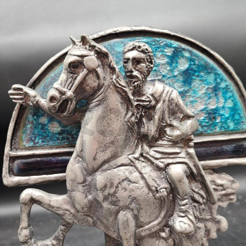 SCULTURA DEL CAMPO UOMO CAVALLO  | Mercatino dell'Usato Roma gregorio vii 2