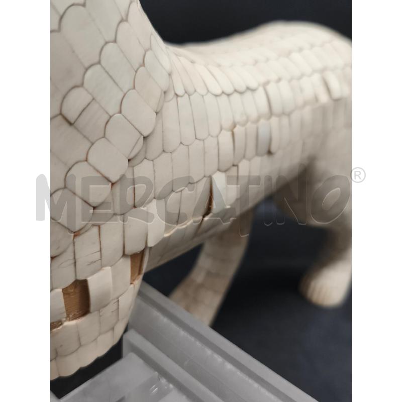 SCULTURA LEONE INSERTI CHIARI DA RIVEDERE | Mercatino dell'Usato Roma gregorio vii 3