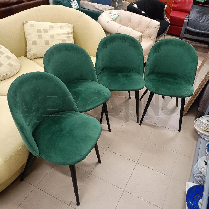 SEDIA PZ 4 MAISON DU MONDE VERDI  | Mercatino dell'Usato Roma gregorio vii 3