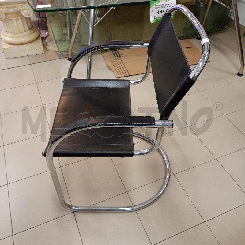 SEDIE PZ. 4 NERE PELLE | Mercatino dell'Usato Roma gregorio vii 4