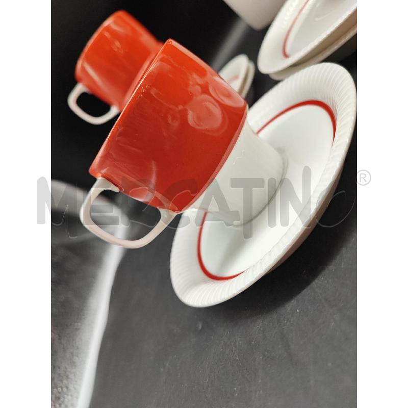 SERVIZIO CAFFE 15PZ ROSENTHAL ARANCIONI  | Mercatino dell'Usato Roma gregorio vii 2