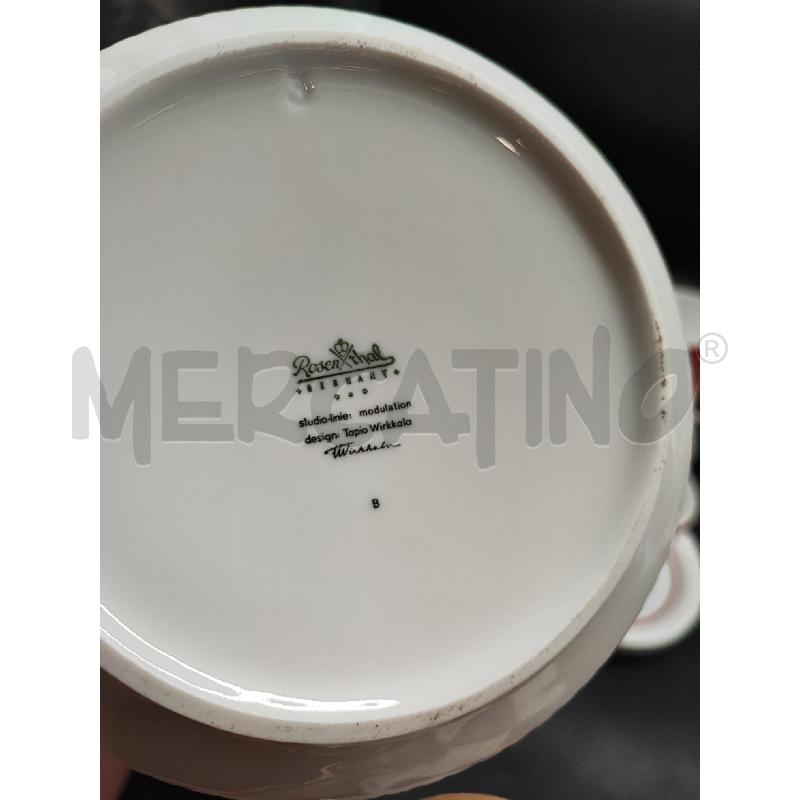 SERVIZIO CAFFE 15PZ ROSENTHAL ARANCIONI  | Mercatino dell'Usato Roma gregorio vii 3