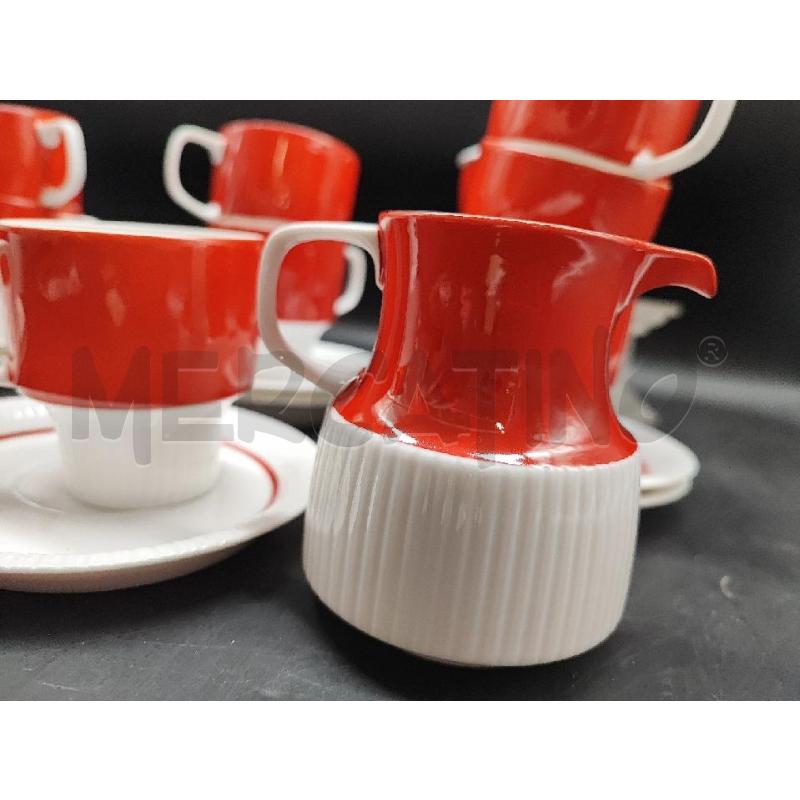 SERVIZIO CAFFE 15PZ ROSENTHAL ARANCIONI  | Mercatino dell'Usato Roma gregorio vii 4