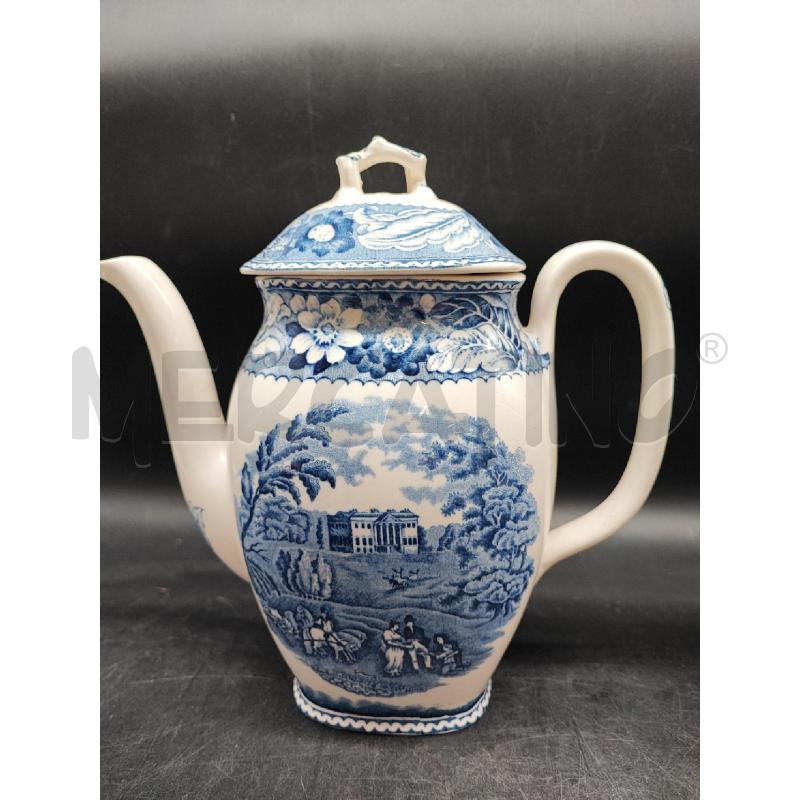 SERVIZIO CAFFE' INGLESE BLU 9 PZ  | Mercatino dell'Usato Roma gregorio vii 4