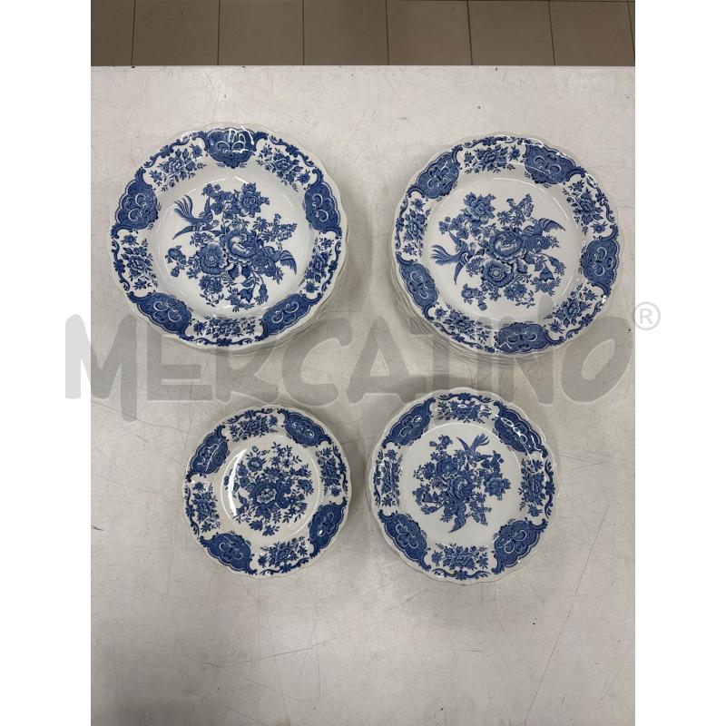 SERVIZIO PIATTI BLU RIDGWAY 32 PZ  | Mercatino dell'Usato Roma gregorio vii 1