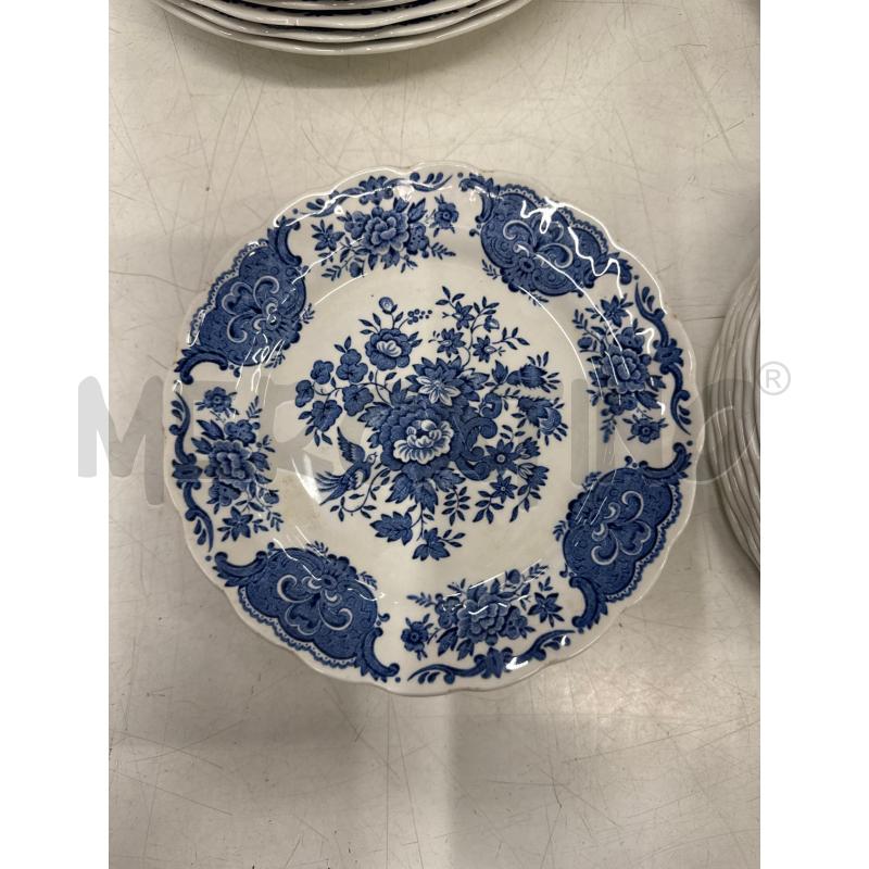 SERVIZIO PIATTI BLU RIDGWAY 32 PZ  | Mercatino dell'Usato Roma gregorio vii 3
