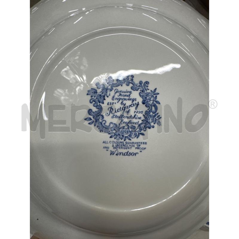 SERVIZIO PIATTI BLU RIDGWAY 32 PZ  | Mercatino dell'Usato Roma gregorio vii 4