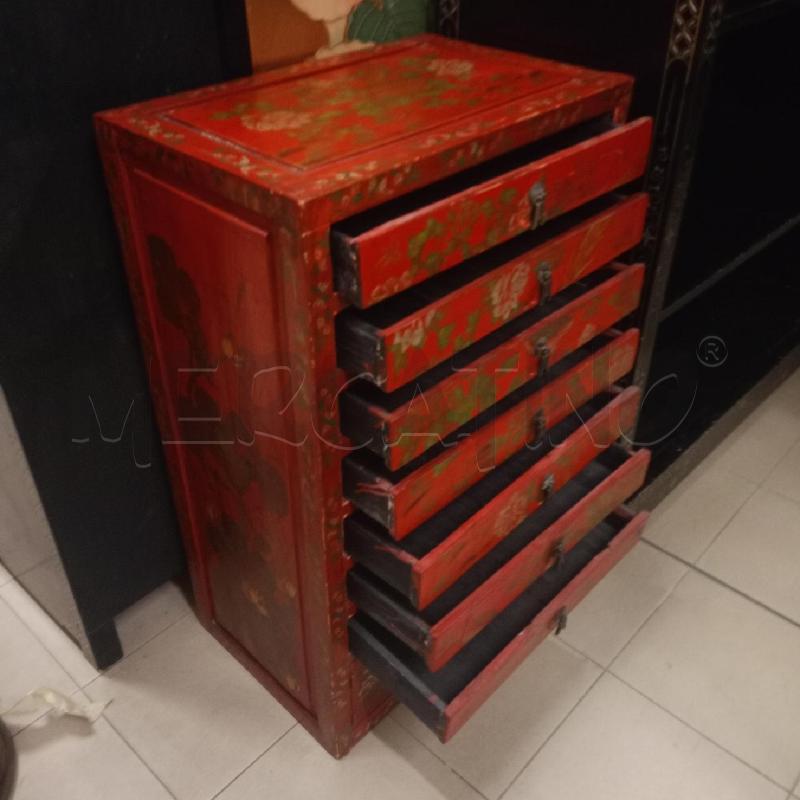 SETTIMINO ROSSO DECORI  | Mercatino dell'Usato Roma gregorio vii 3