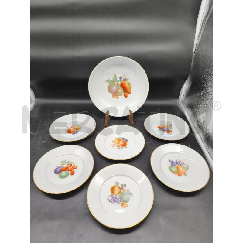 SET DOLCE GINORI DEC FRUTTA 8 PZ  | Mercatino dell'Usato Roma gregorio vii 1