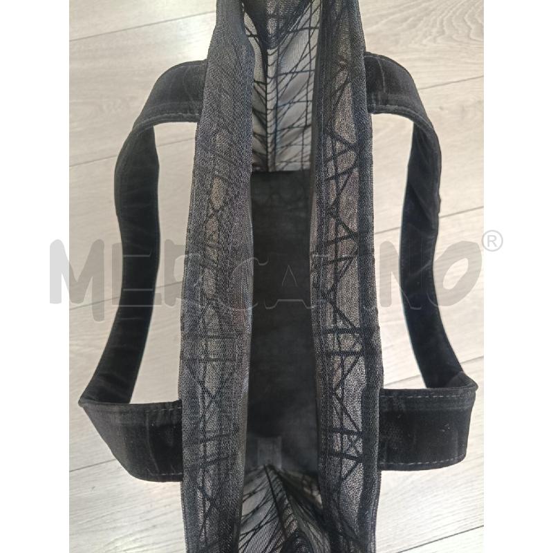 SHOPPER CHRISTIAN DIOR NERA LOGO BIANCO | Mercatino dell'Usato Roma gregorio vii 3