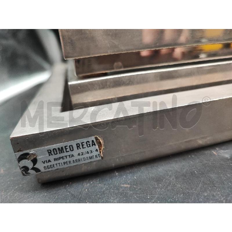 SOTTOPIATTI 3PZ ROMEO REGA CROMO VETRO | Mercatino dell'Usato Roma gregorio vii 3