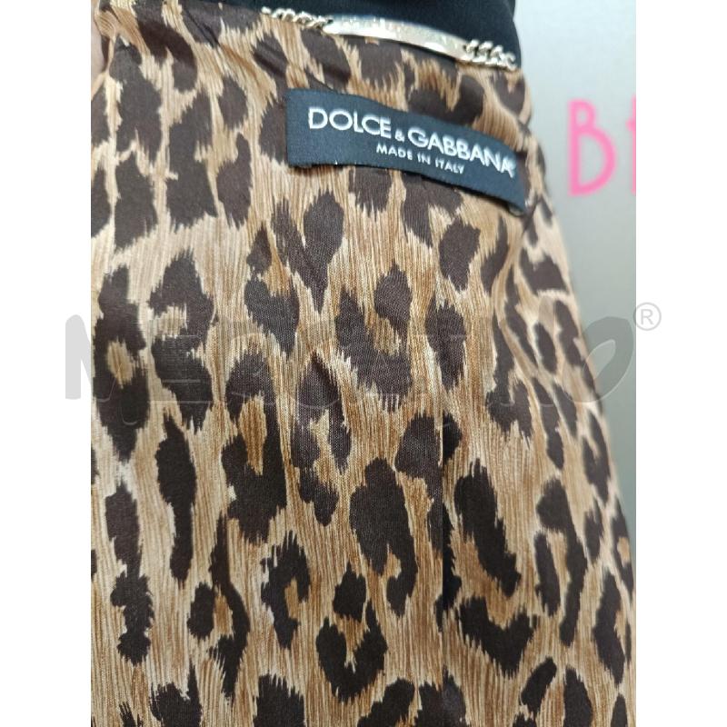 SPOLVERINO DONNA DOLCE&GABBANA NERO INTERNO ANIMALIER | Mercatino dell'Usato Roma gregorio vii 4