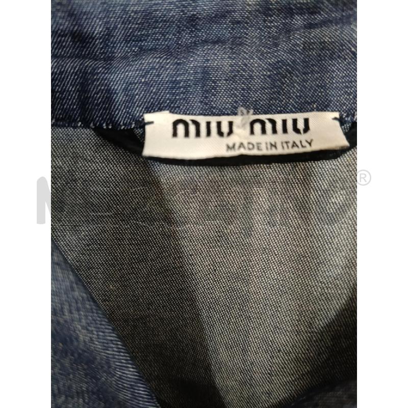 SPOLVERINO DONNA MIU MIU DENIM COTONE | Mercatino dell'Usato Roma gregorio vii 4