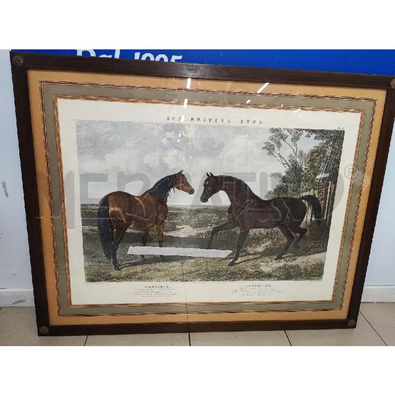 STAMPA GRANDE CAVALLO CORN LEGNO  | Mercatino dell'Usato Roma gregorio vii 1