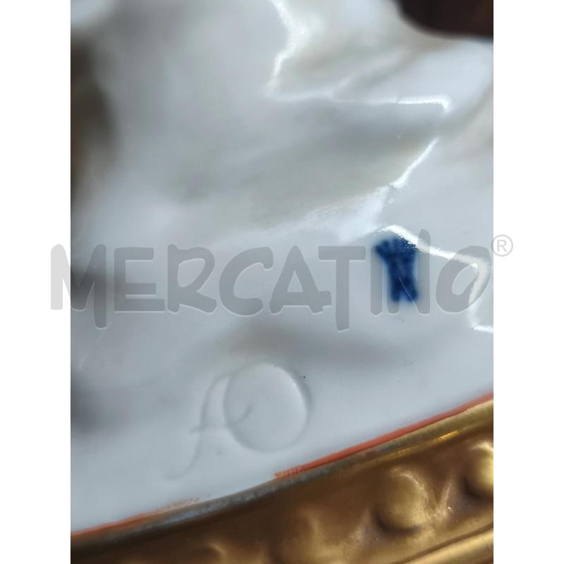 STATUA 3 GRAZIE BIANCHE DORATE CAPODIMONTE  | Mercatino dell'Usato Roma gregorio vii 4