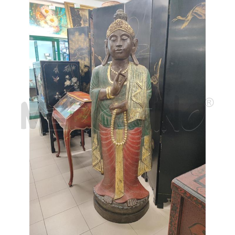 STATUA BUDDHA ALTA CON DECORI | Mercatino dell'Usato Roma gregorio vii 1