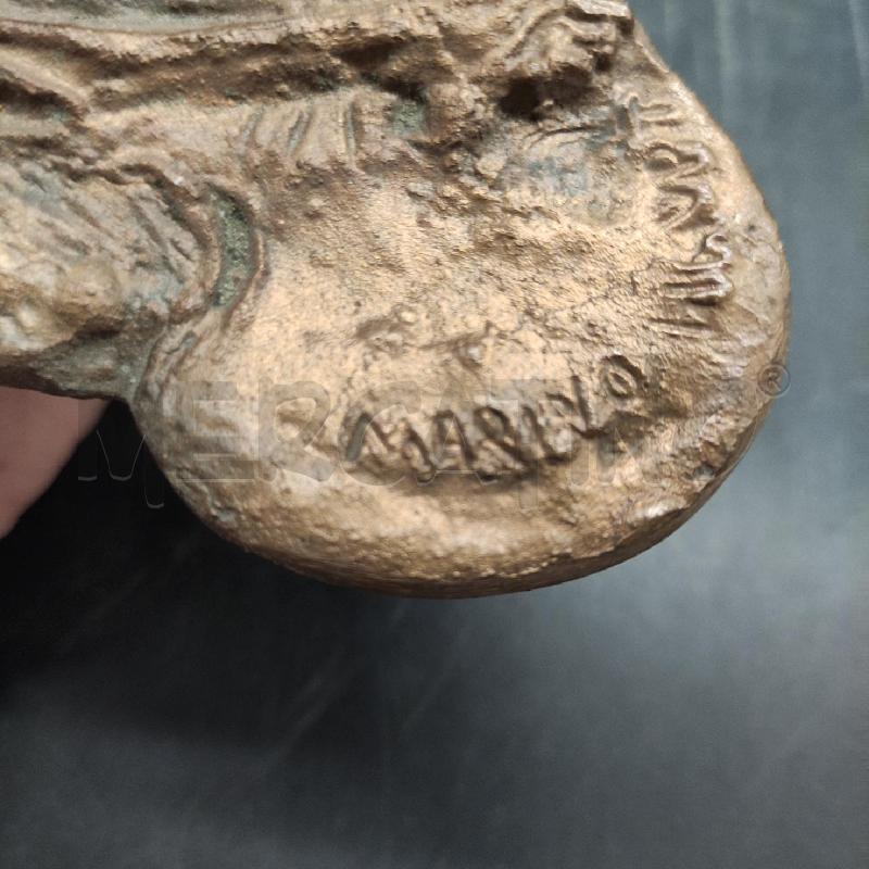 STATUA FANTINO METALLO MARINO HAUPT | Mercatino dell'Usato Roma gregorio vii 2