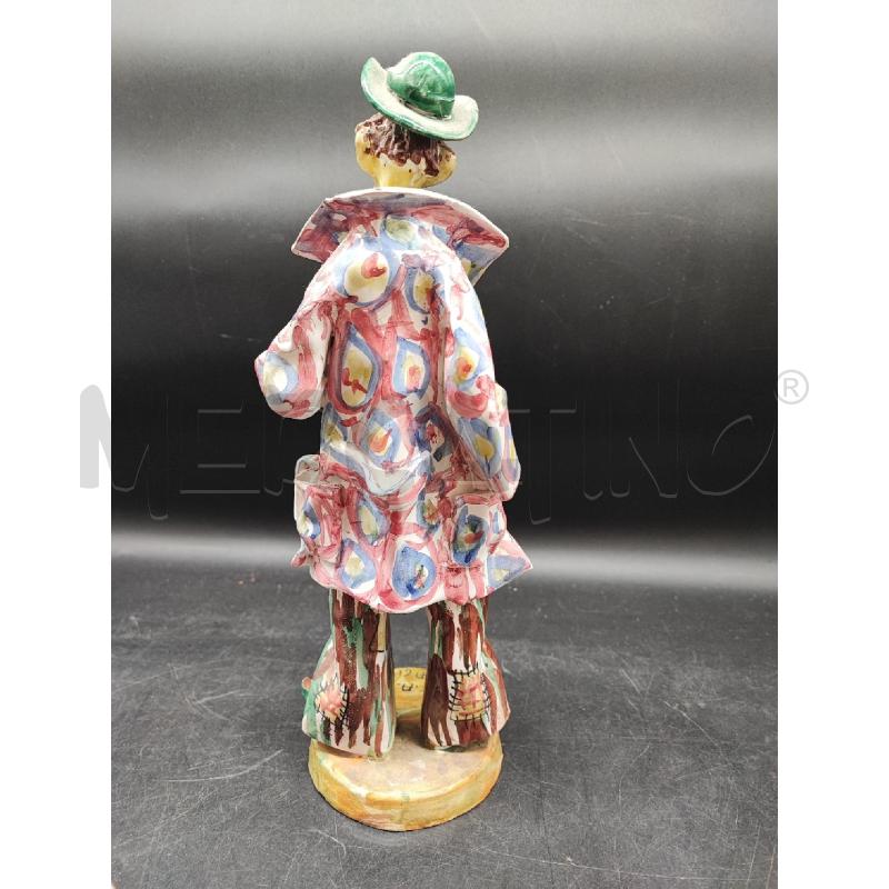 STATUETTA CALTAGIRONE CLOWN  | Mercatino dell'Usato Roma gregorio vii 2