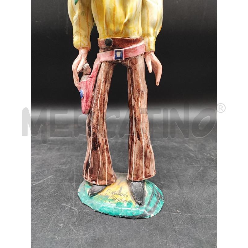 STATUETTA CALTAGIRONE COWBOY  | Mercatino dell'Usato Roma gregorio vii 3