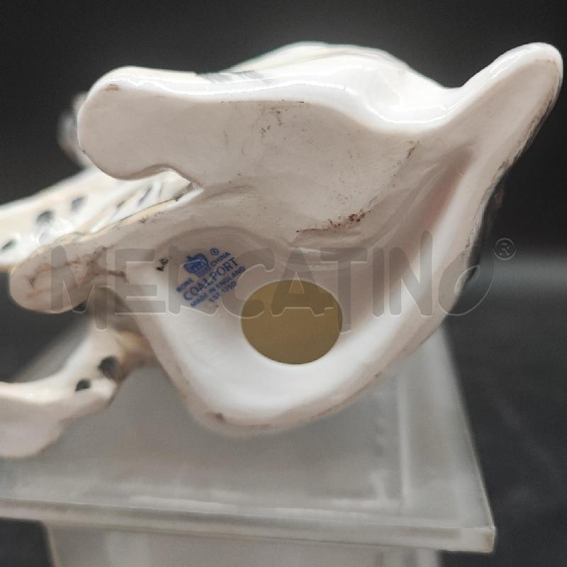 STATUETTA CER CANE COALPORT MACCHIE NERE  | Mercatino dell'Usato Roma gregorio vii 4