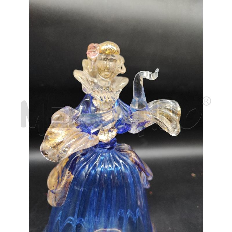 STATUETTA LA MURRINA BLU DORATA  | Mercatino dell'Usato Roma gregorio vii 2