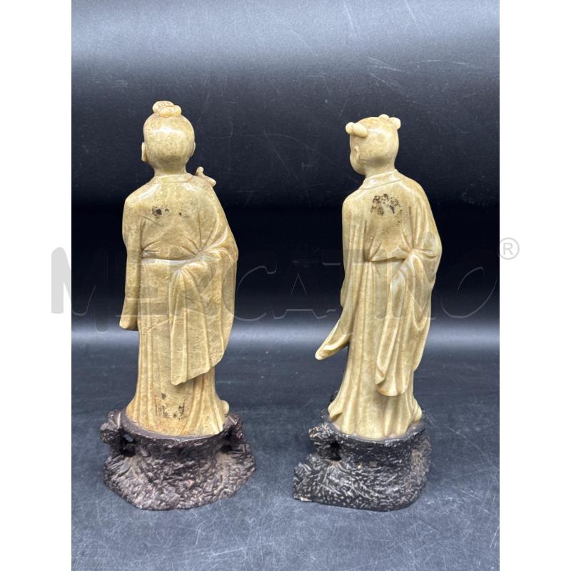 STATUETTA PIETRA VERDE ORIENTALI  | Mercatino dell'Usato Roma gregorio vii 3