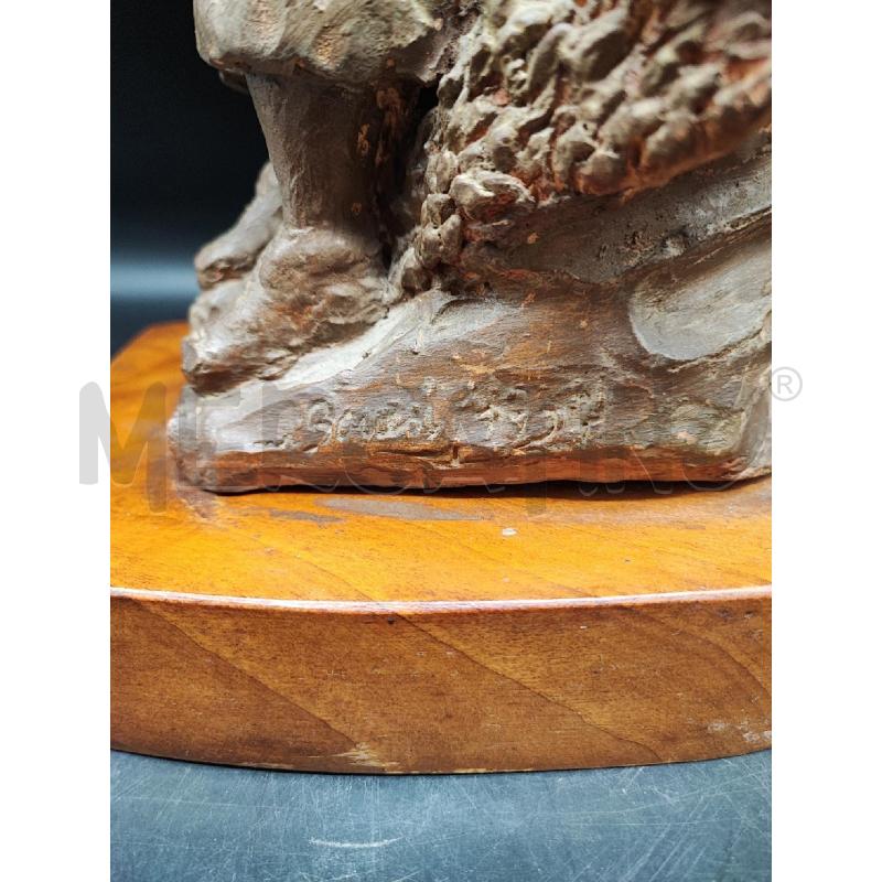 STATUETTA TERR MATERNITA BASE LEGNO  | Mercatino dell'Usato Roma gregorio vii 3