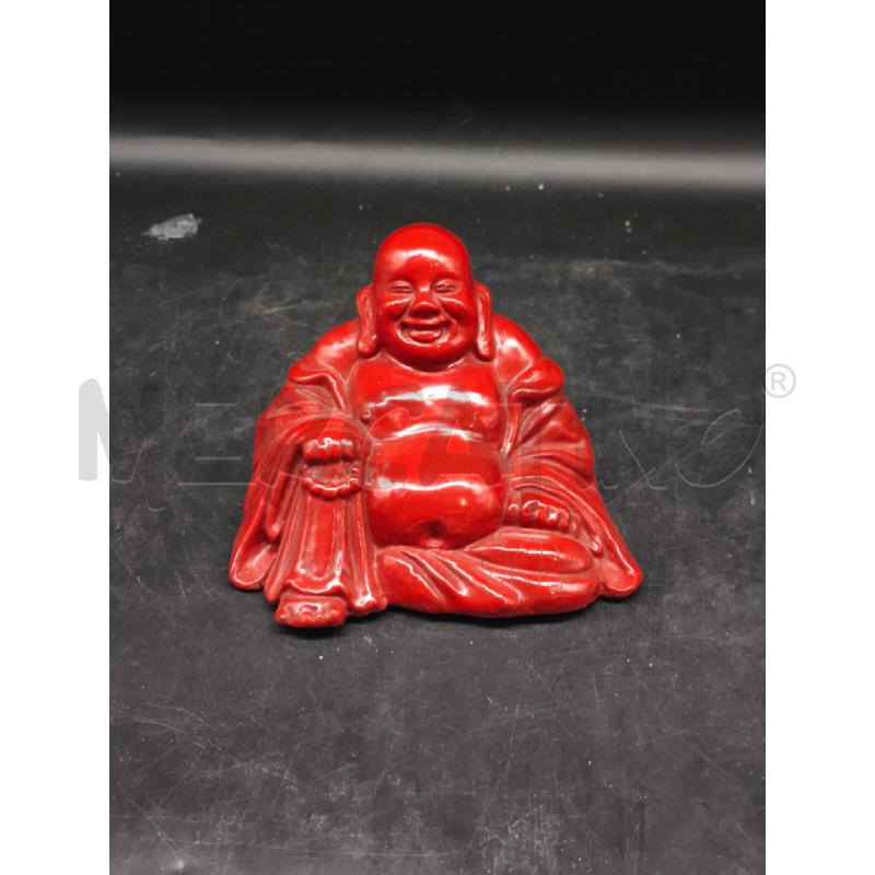 STATUINA BUDDHA ROSSO  | Mercatino dell'Usato Roma gregorio vii 1