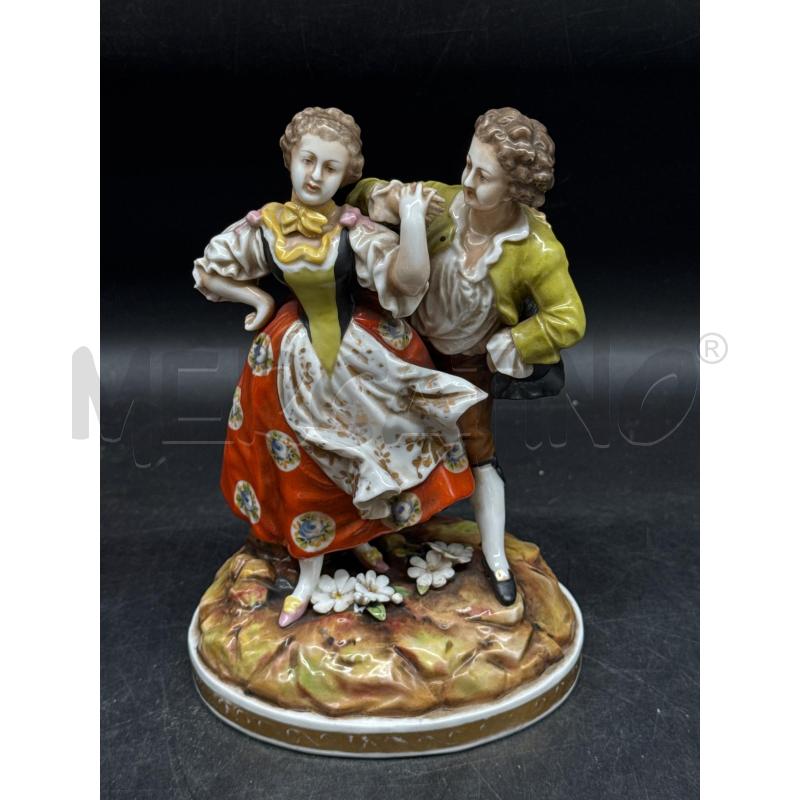 STATUINA CAPODIMONTE COPPIA DANZATORI | Mercatino dell'Usato Roma gregorio vii 1