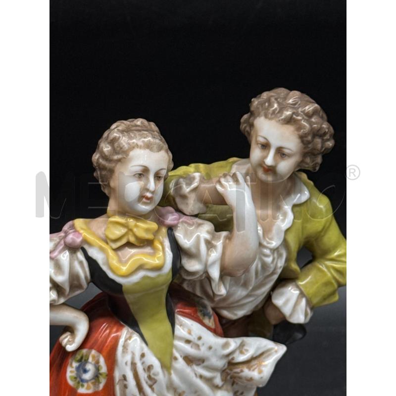 STATUINA CAPODIMONTE COPPIA DANZATORI | Mercatino dell'Usato Roma gregorio vii 2