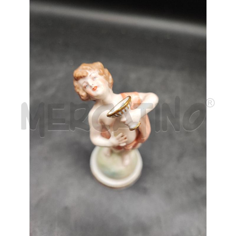 STATUINA CAPODIMONTE PUTTO CON BOCCALE | Mercatino dell'Usato Roma gregorio vii 2