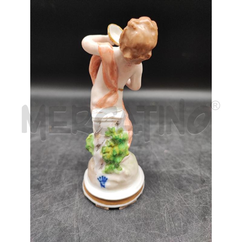 STATUINA CAPODIMONTE PUTTO CON BOCCALE | Mercatino dell'Usato Roma gregorio vii 3