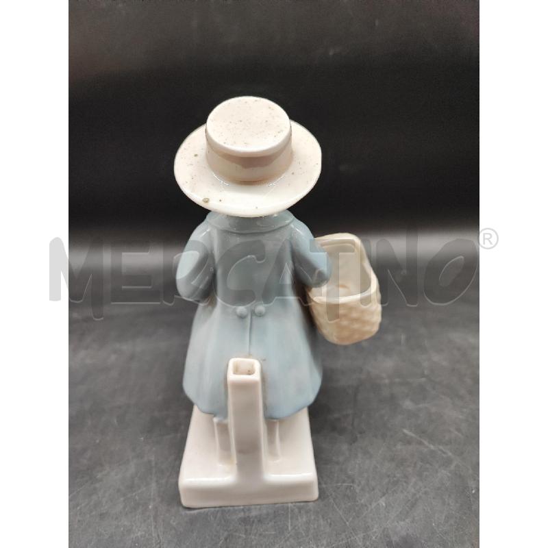 STATUINA DANESE BIMBO CON CESTA  | Mercatino dell'Usato Roma gregorio vii 4