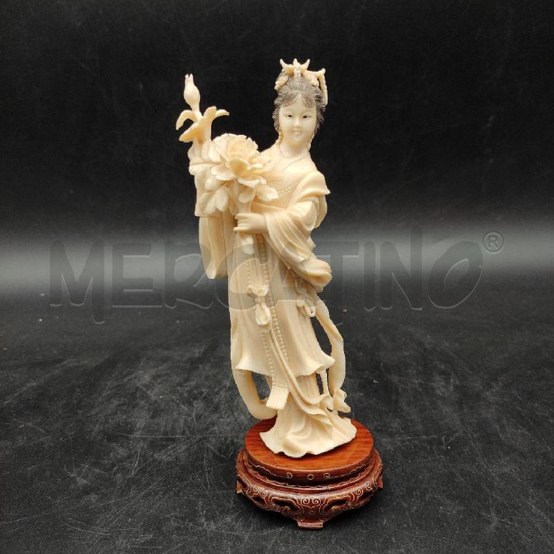 STATUINA GUANYIN BEIGE ALTO DA RIV | Mercatino dell'Usato Roma gregorio vii 1