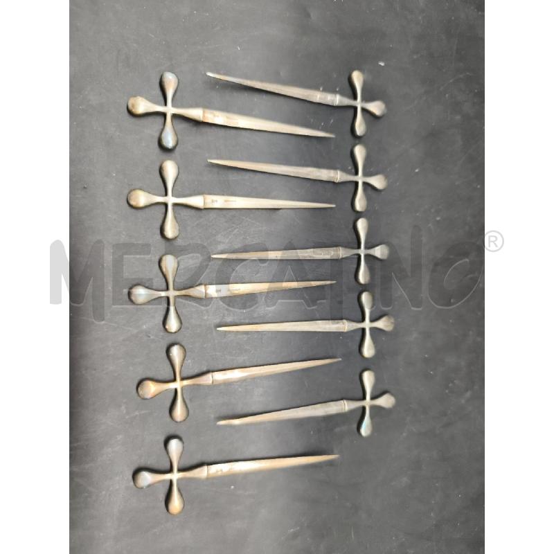 STECCHINI 10PZ CHRISTOFLE METALLO  | Mercatino dell'Usato Roma gregorio vii 1