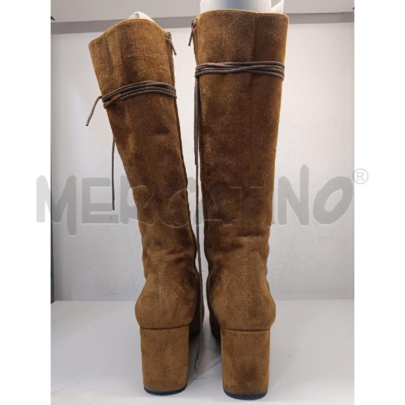 STIVALI DONNA YVES SAINT LAURENT SCAMOSCIATO CAMMELLO | Mercatino dell'Usato Roma gregorio vii 4