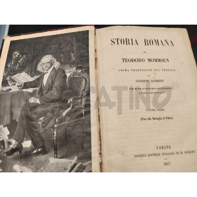 STORIA ROMANA 4 VOL MOMMSEN | Mercatino dell'Usato Roma gregorio vii 2