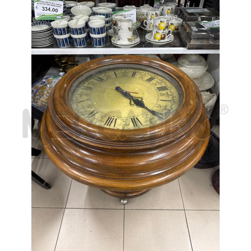TAVOLINO SALOTTO TONDO OROLOGIO  | Mercatino dell'Usato Roma gregorio vii 1