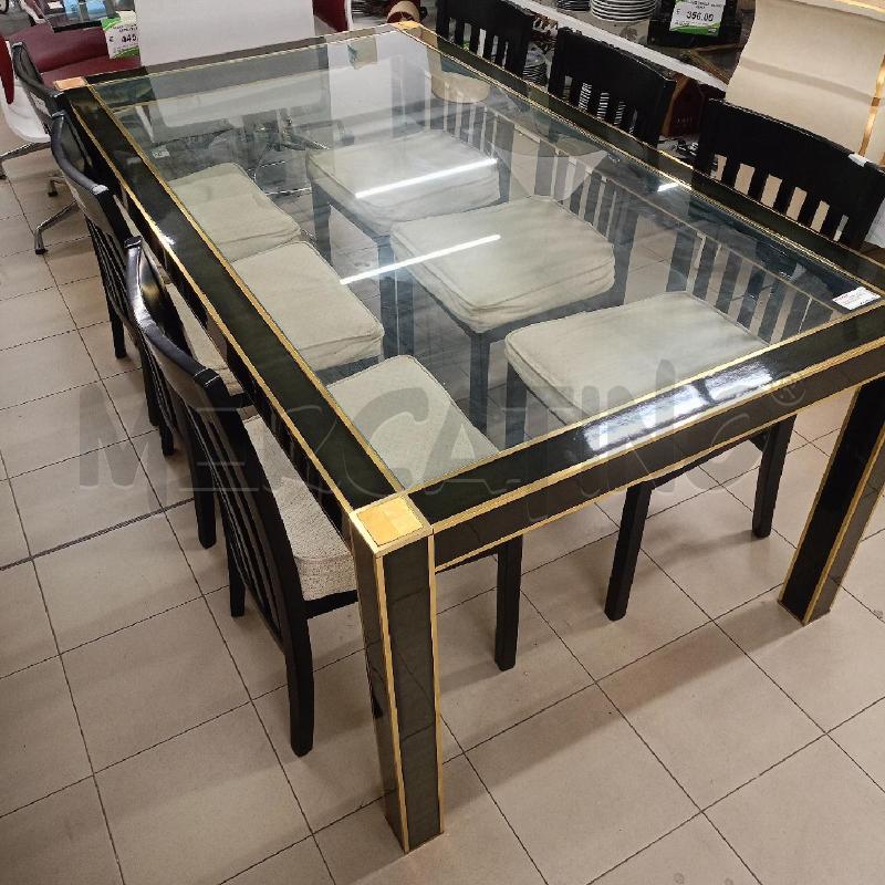TAVOLO RETT P VETRO ATTRIBUIBILE A PIERRE CARDIN | Mercatino dell'Usato Roma gregorio vii 4
