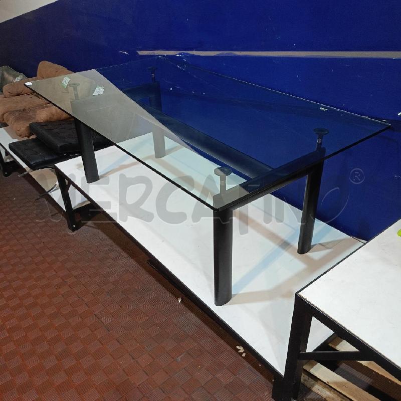 TAVOLO RETT P VETRO GRANDE ATTRI A CASSINA  | Mercatino dell'Usato Roma gregorio vii 2