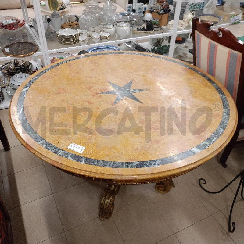 TAVOLO ROTONDO PIANO MARMO | Mercatino dell'Usato Roma gregorio vii 1