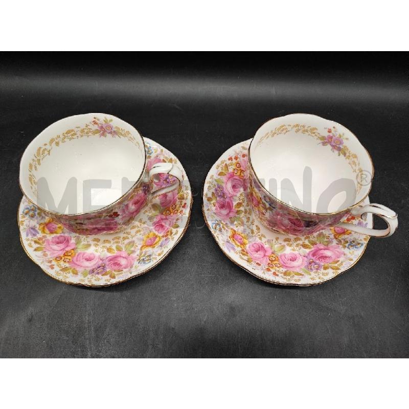TAZZA ROYAL ALBERT FIORI ROSA MOD SERENA  | Mercatino dell'Usato Roma gregorio vii 2